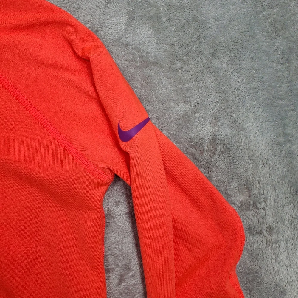 Nike Pro Girl's Dri Fit Light Hoodie Youth XL 1/4 Zip Stretch Athletic Soft